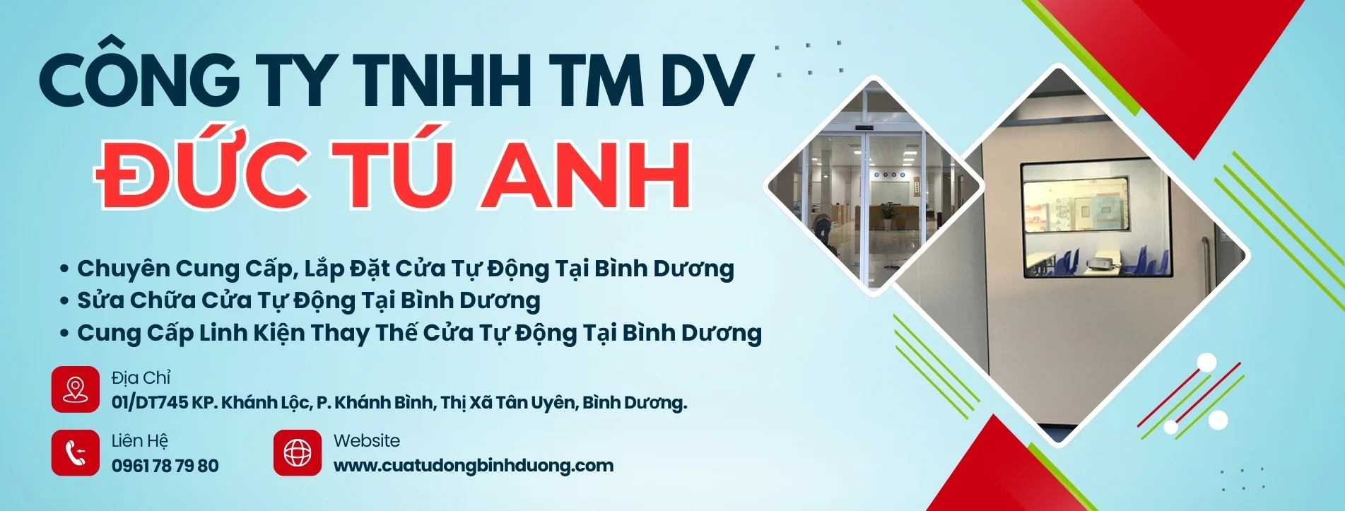 Công Ty TNHH TM - DV Đức Tú Anh - Lắp Đặt Cửa Tự Động