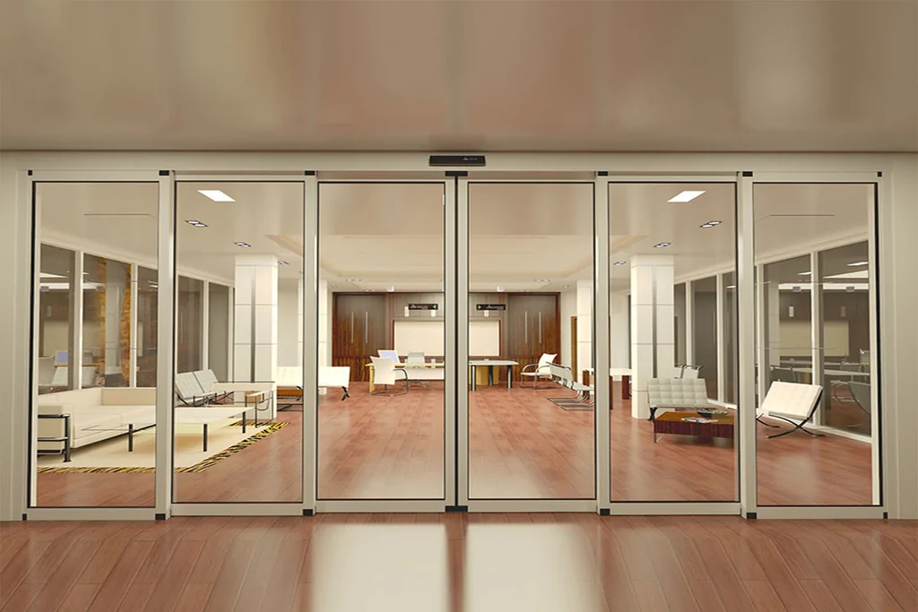 Hệ thống điều khiển và cảm biến của cửa tự động