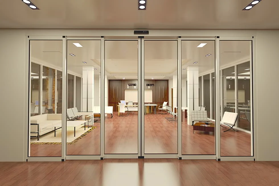 Bản lề và ôc vít của cửa tự động bị lỏng lẻo