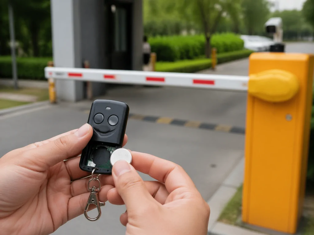 Chú ý thay pin thiết bị điều khiển từ xa