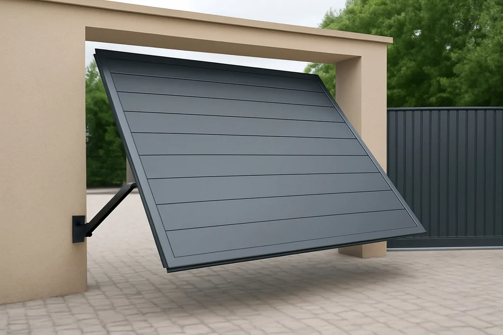 Cổng tự động lật - Tiện lợi cho không gian hạn chế