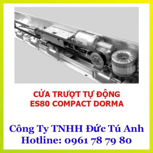 Cửa trượt tự động ES80 Compact Dorma